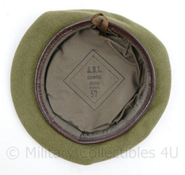 WO2 Canadees model baret - 55 of 56 cm - origineel naoorlogs