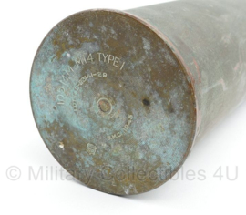 WO2 US Army 1944 105mm M14 huls Howitzer type 1 - 37 x 10,5 cm - origineel