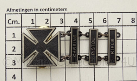US Rifle Marksman Qualification badge - compleet