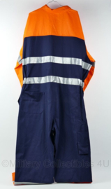 Coachman Workwear werkoverall blauw oranje reflecterend - maat 66 - NIEUW - origineel