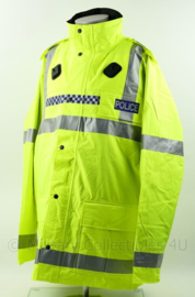 Britse Politie POLICE  jacket High Visibility - met reflecterende strepen - fluorgeel - NIEUW in verpakking - maat XXL - origineel