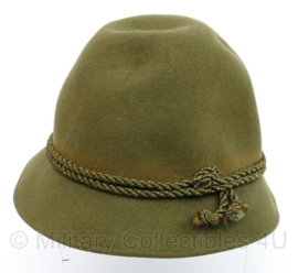 Groene vintage hoed - maat 51 - origineel