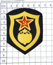 USSR Russische leger embleem  - Federale Wegenbouwafdeling onder de Federale Wegenwacht van Rusland - 8,5 x 6,5 cm - origineel