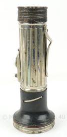 Russische lamp jaren 70 - chroom met zwart - lengte 17,5 cm. - origineel