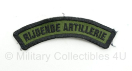 Defensie Rijdende Artillerie straatnaam - 9 x 2 cm - origineel