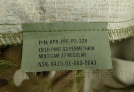 US Army Crye Precision Army Custom multicam G3 Field Pant Multicam -36 Extra Long - NIEUW - origineel