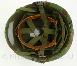 M1 helm met Woodland overtrek - origineel