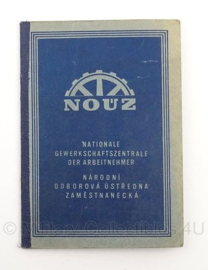 WO2 Duitse nouz Nationale gewerkschaftszentrale boekje 1944 - origineel