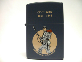 Zippo Windproof aansteker - Civil War Militiaman - Union Army 1861-1865 - collectors item - origineel