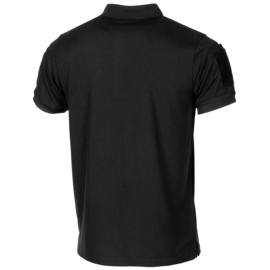 Coolmax "Tactical" Poloshirt met klittenband op armen en borst - zwart/groen/coyote - meerdere maten