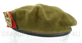 KL  Nederlandse leger DT Stoottroepen baret - vroeg model  - maat 58, maker ELo 1981 - origineel