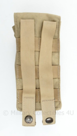 Defensie, Korps Mariniers en US Army Khaki MOLLE single magazin pouch M4 en Diemaco - 22 x 8,5 x 5 cm - origineel