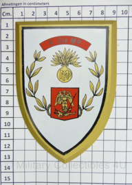Belgische MP Militaire Politie wandbord 4 Cie MP - 13 x 9 cm - origineel