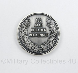 KL Nederlandse leger Regiment Huzaren van Boreel 185 jaar Huzaren Verkenner coin - diameter 3,5 cm - origineel