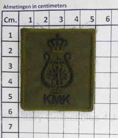 Defensie KMK Koninklijke Militaire Kapel borstembleem - met klittenband - 5 x 5 cm - origineel