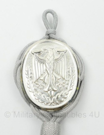Bundeswehr Schützenschnur der Bundeswehr in silber - 43 cm - origineel