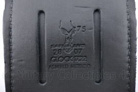 Security Kmar en Politie Safariland STX M3 double magazin pouch voor pistool zwart Glock 17,22 - 11 x 3,5 x 13,5 cm - origineel