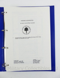 Kmar Koninklijke Marechaussee werkboek milieudelicten t.b.v. Officier van Justitie -  32 x 25,5 x 3,5 cm - origineel