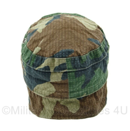 Korps Mariniers forest woodland camo pet cap veldcamouflage -  56 cm. hoofdomtrek - origineel