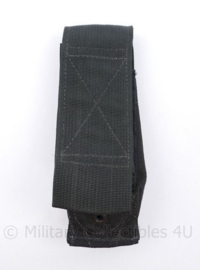 KMAR en Politie MOLLE magazijntas magazin pouch - BLACK - licht gebruikt - 5 x 4 x 16 cm - origineel