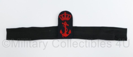 Korps Mariniers pet band met insigne - 30 x 3 cm - origineel