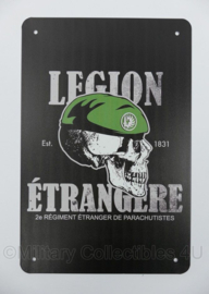 Metalen plaat Légion Étrangère - 30 x 20 cm