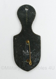 Militaire Res Non Verba borsthanger - 9 x 4 cm - origineel