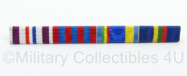 Defensie medaillebalk met 4 batons - Vredesoperaties, Reserve officieren en onbekend 11 x 1,5 cm - origineel