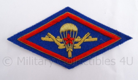 Russisch leger parachutisten embleem embroidered metaaldraad - 12 x 6 cm - origineel