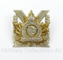 WO2 Canadese The Perth Regiment cap badge - Kings Crown - 5 x 5 cm - origineel