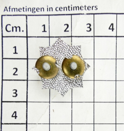 Gemeentepolitie schouder epaulet rang insignes PAAR - 2,5 x 2,5 cm - origineel