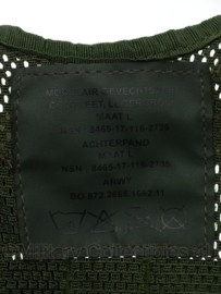 Korps Mariniers Molle OPS vest met tassen in forest camo  -  met 2 veldflessen  -  Maat L  -  origineel