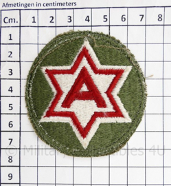 WO2 US embleem 6th Army - 7 x 7 cm -  origineel