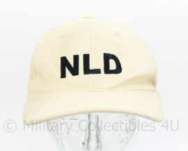KL Nederlandse leger NLD baseball cap khaki JSD-11 Joint Support Detachment 11 Afghanistan - gedragen - maker Hassing - origineel