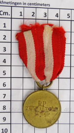 Poolse medaille - herinnering aan overwinningen - RP Zwyciezcom III.1945/IV.1945 - 4 x 9 cm - origineel