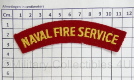 Britse leger Naval Fire Service shoulder title - 11,5 x 3,5 cm - origineel