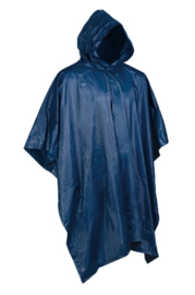 Regenponcho - DONKERBLAUW