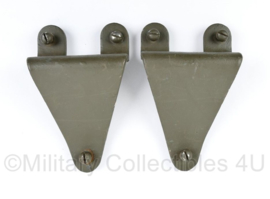 Wo2 US Jeep Willys MB set steunen voor de huif Bracket Top Bow - 13,5 x 8 x 4,5 cm -  origineel