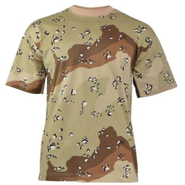 T shirt 1e Golfoorlog Desert camo (nieuw gemaakt) - Small, Medium, XXL of 3XL