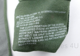 NOMEX Gloves, Flyer`s, type GS/FRP - origineel US Army - nieuw in verpakking - origineel