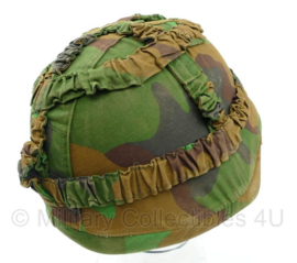 KL Nederlandse leger M92 M95 ballistische composiet helm met Jungle helmovertrek - maat Medium  - gebruikt - origineel