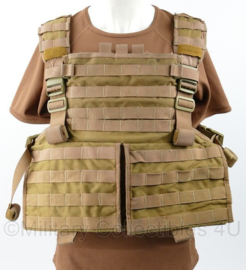 Defensie en KCT Korps Commandotroepen MOLLE vest met backplate voor ballistische inhoud - zonder inhoud - origineel
