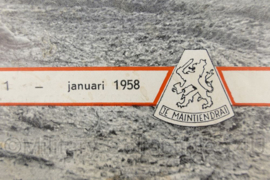 Defensie legerkoerier -  januari 1958 - origineel