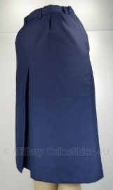 Dames rok met split - blauw - origineel