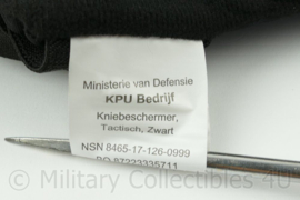 KMAR tactisch zwarte kniebeschermers- model 2024 tot heden - nieuwstaat - origineel