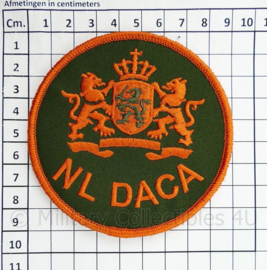 NL DACA Dutch Arms Control Agency embleem - met klittenband - diameter 9 cm