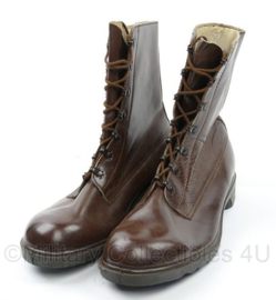 KL Nederlandse leger schoenen bruin leer - vorig model - nieuwstaat - maat 40M tm. 45 B - origineel