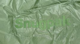 Snugpak  slaapzak groen met tas - buitenmaat 225 cm lang en breedte 75 cm - origineel