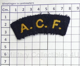 British ACF Army Cadet Force British shoulder title embleem - origineel