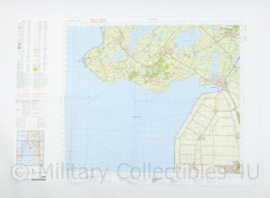 Defensie stafkaart 15 Stavoren M733 - schaal 1 : 50.000 -57 x 83 cm - origineel